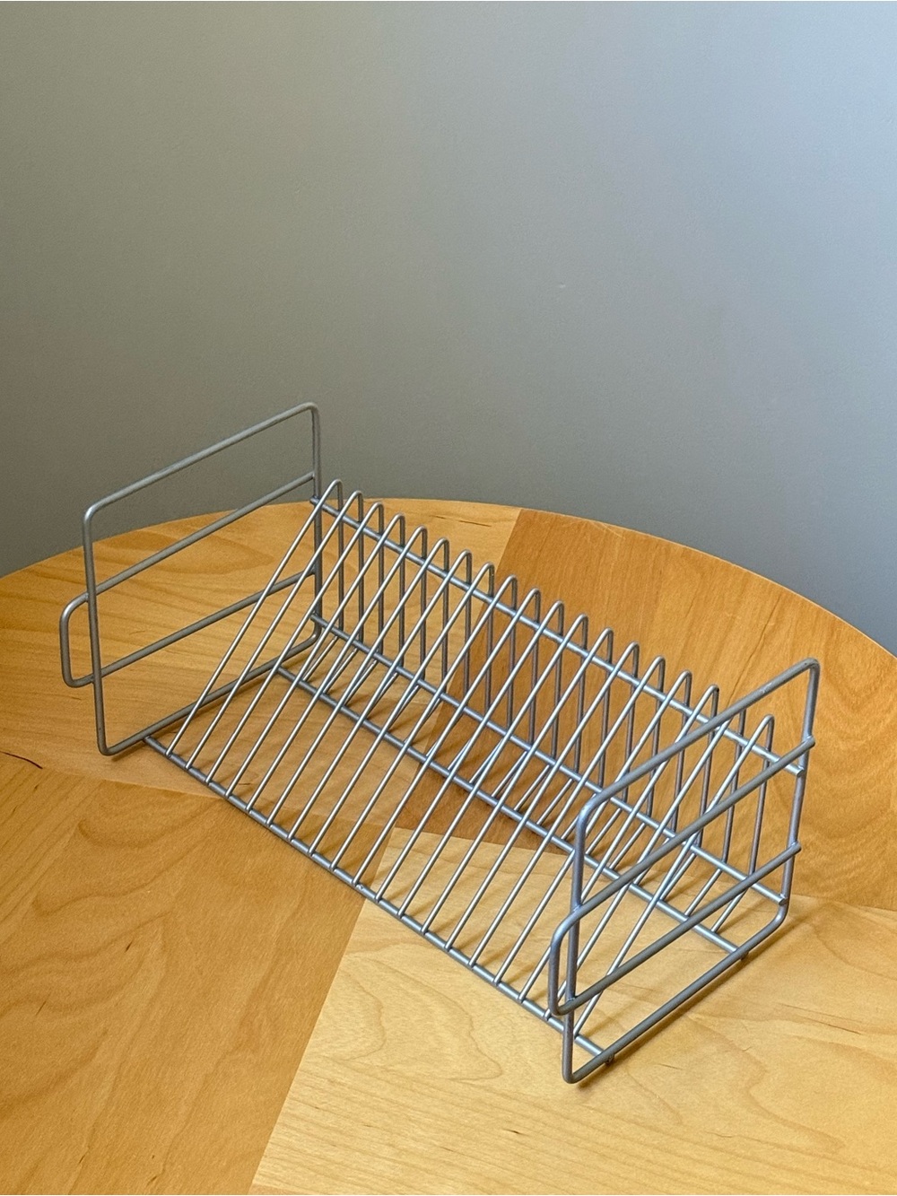 IKEA Vintage c1990s VINK Chrome Metal 20 CD Rack Holder Y2K Home Decor